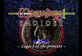 Wizardry Empire II - Oujo no Isan Title Screen